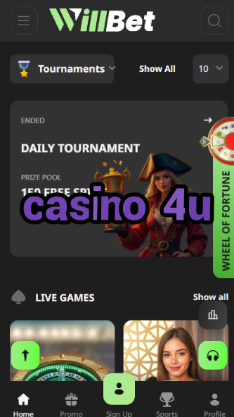 Casino 4U - Best Mobile Casino Experience-www.bdqngd.com