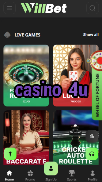 Casino 4U - Best Mobile Casino Experience-www.bdqngd.com
