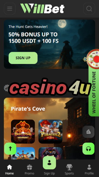 Casino 4U - Best Mobile Casino Experience-www.bdqngd.com