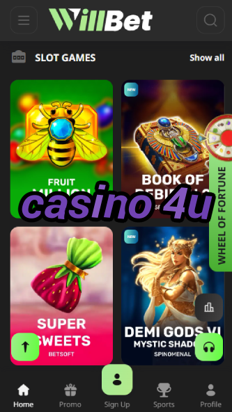 Casino 4U - Best Mobile Casino Experience-www.bdqngd.com